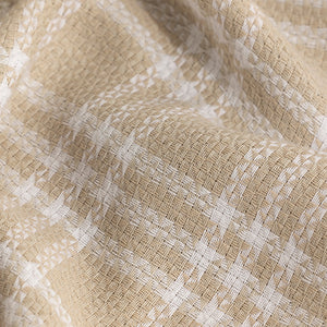 Boxed Checks Cream Shirt