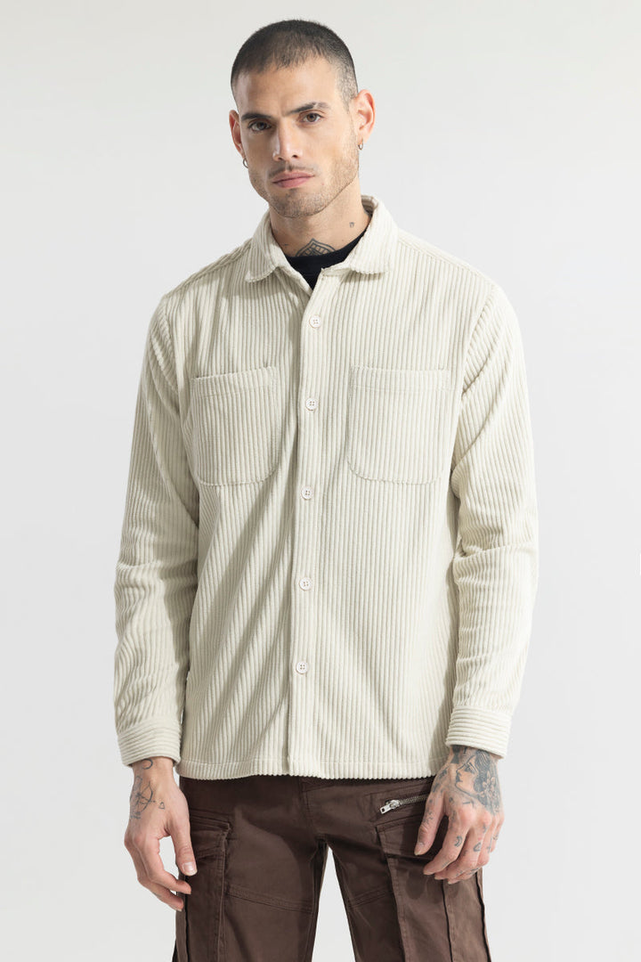 Cozy Cord Cream Shirt