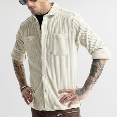 Cozy Cord Cream Shirt