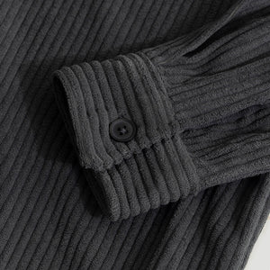 Cozy Cord Elephant Grey Shirt