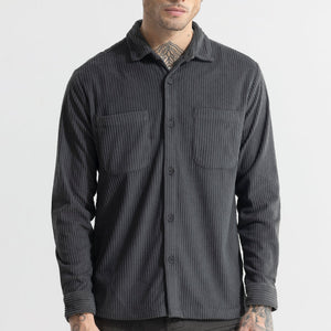 Cozy Cord Elephant Grey Shirt