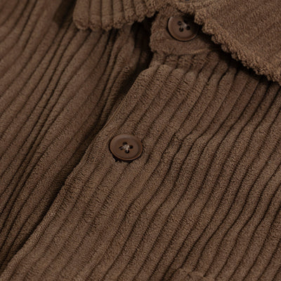 Cozy Cord Brown Shirt