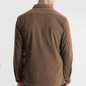 Cozy Cord Brown Shirt