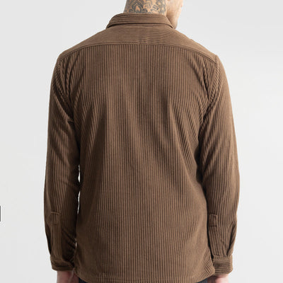 Cozy Cord Brown Shirt