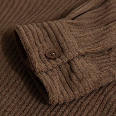 Cozy Cord Brown Shirt
