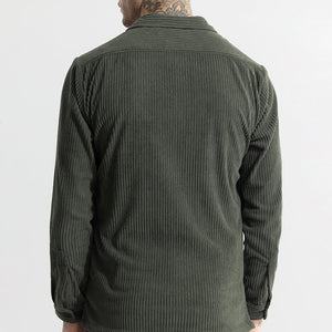 Cozy Cord Olive Shirt