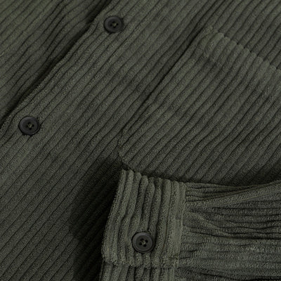 Cozy Cord Olive Shirt