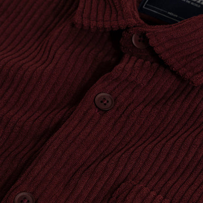 Cozy Cord Maroon Shirt