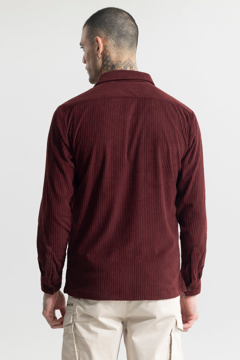 Cozy Cord Maroon Shirt