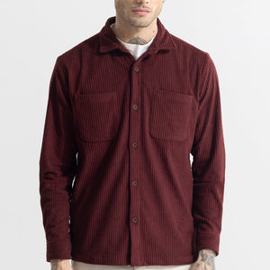 Cozy Cord Maroon Shirt
