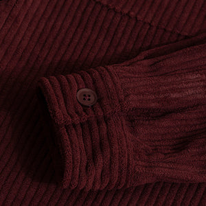 Cozy Cord Maroon Shirt