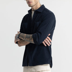 Cozy Cord Navy Shirt