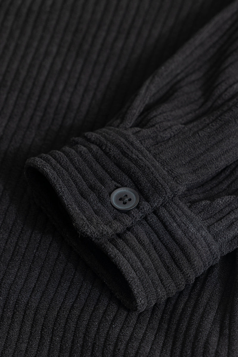 Cozy Cord Black Shirt