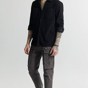 Cozy Cord Black Shirt