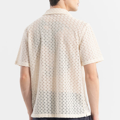 Crawler Cream Hakoba Shirt