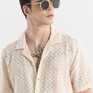 Crawler Cream Hakoba Shirt