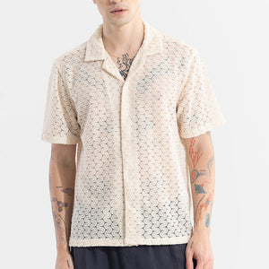 Crawler Cream Hakoba Shirt