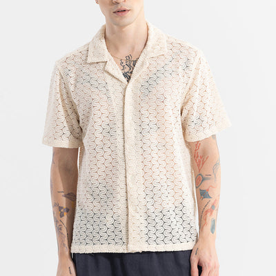 Crawler Cream Hakoba Shirt