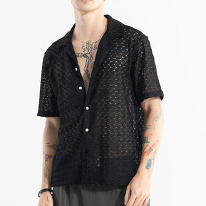 Crawler Black Hakoba Shirt