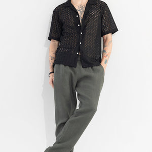 Crawler Black Hakoba Shirt
