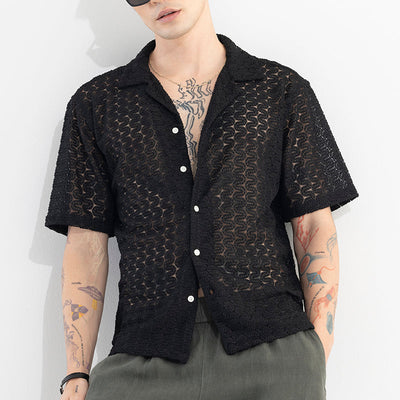 Crawler Black Hakoba Shirt