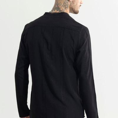 Ennead Black Kurta Shirt
