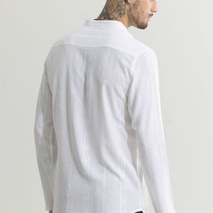 Ennead White Kurta Shirt