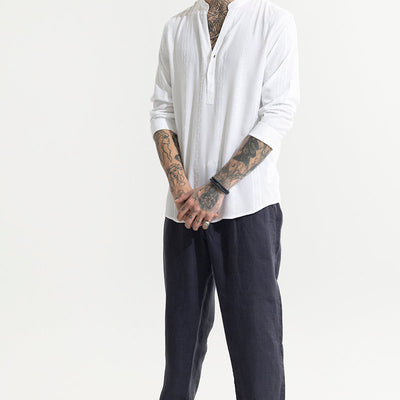 Ennead White Kurta Shirt