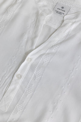 Ennead White Kurta Shirt