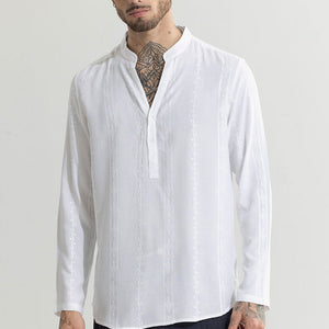 Ennead White Kurta Shirt