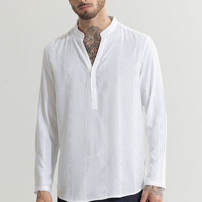 Ennead White Kurta Shirt
