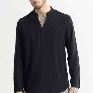 Diamont Black Kurta Shirt