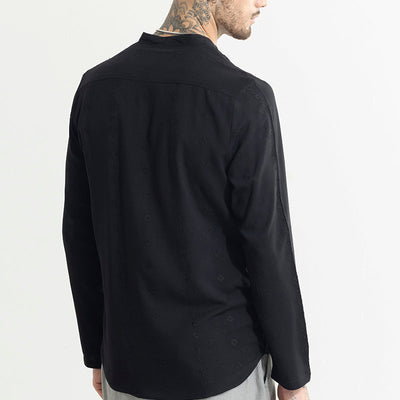 Diamont Black Kurta Shirt