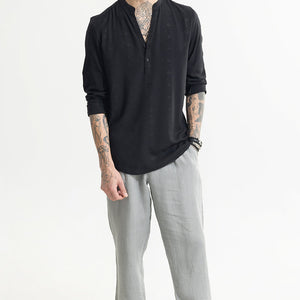 Diamont Black Kurta Shirt