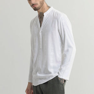 Diamont White Kurta Shirt