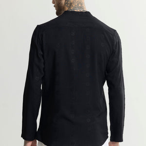 Octus Black Kurta
