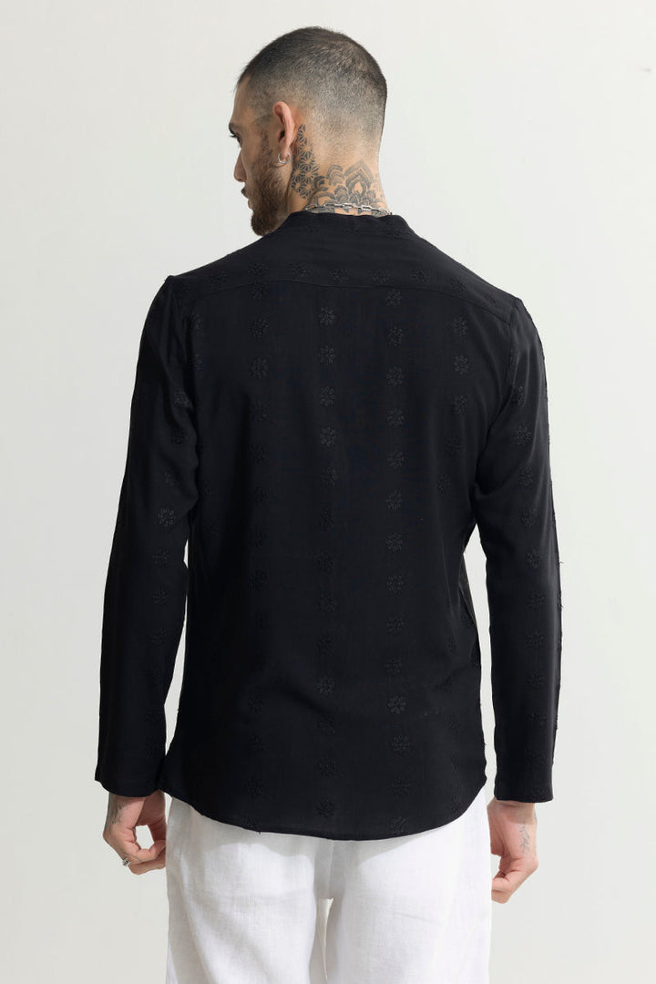 Octus Black Kurta