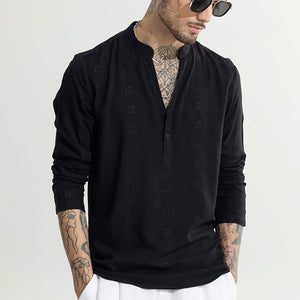 Octus Black Kurta