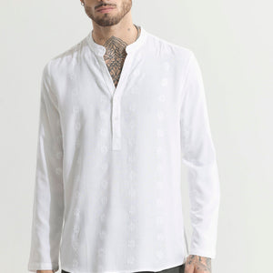 Octus White Kurta