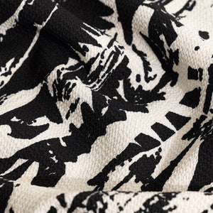 Obstract Black Seersucker Shirt