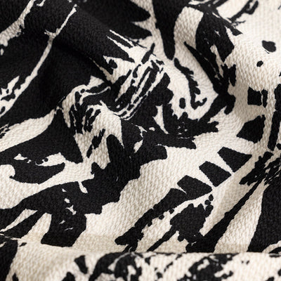 Obstract Black Seersucker Shirt