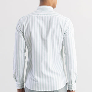 Pinstripe Green Shirt