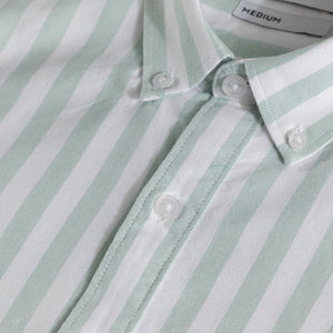 Pinstripe Green Shirt