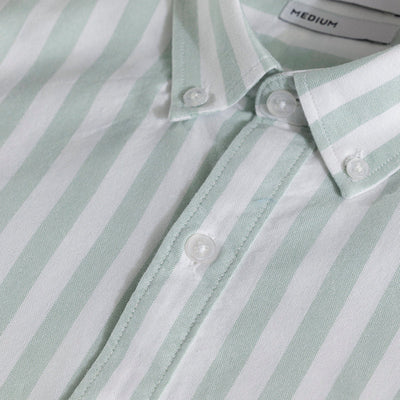 Pinstripe Green Shirt