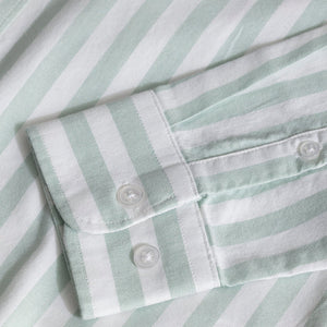 Pinstripe Green Shirt