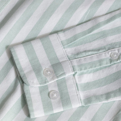 Pinstripe Green Shirt