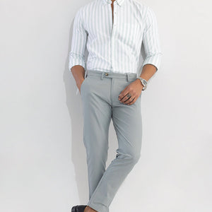 Pinstripe Green Shirt