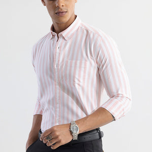 Pinstripe Pink Shirt