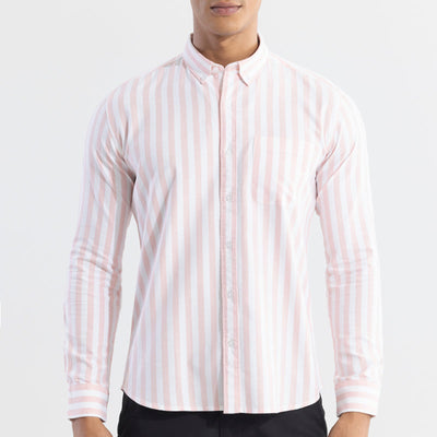 Pinstripe Pink Shirt