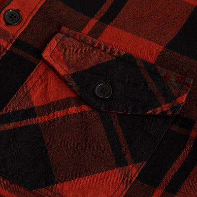 Square Grid Red Checks Shirt